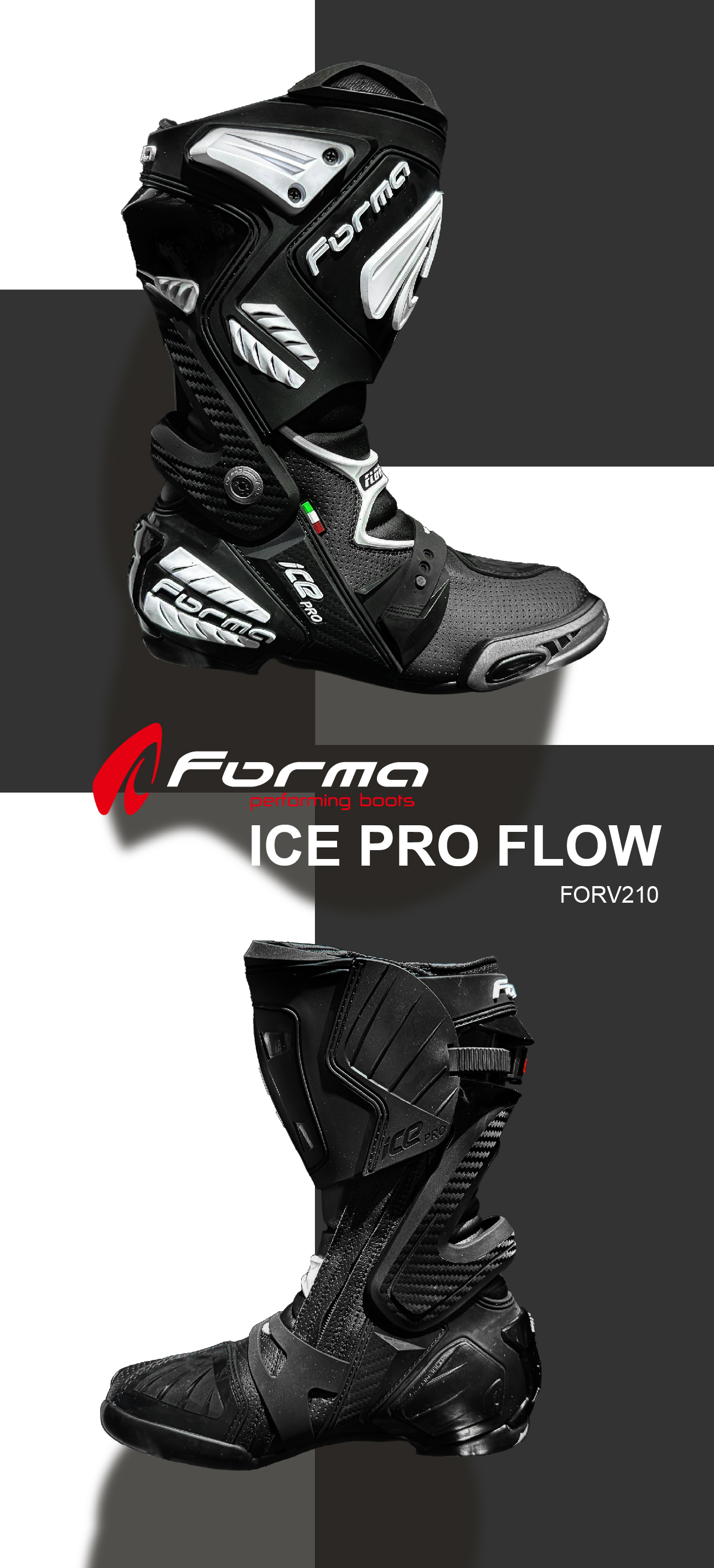 FORMA GPブーツ ICE PRO EUR43 27cm 新品同様！ Forma ICE PRO (バイク 